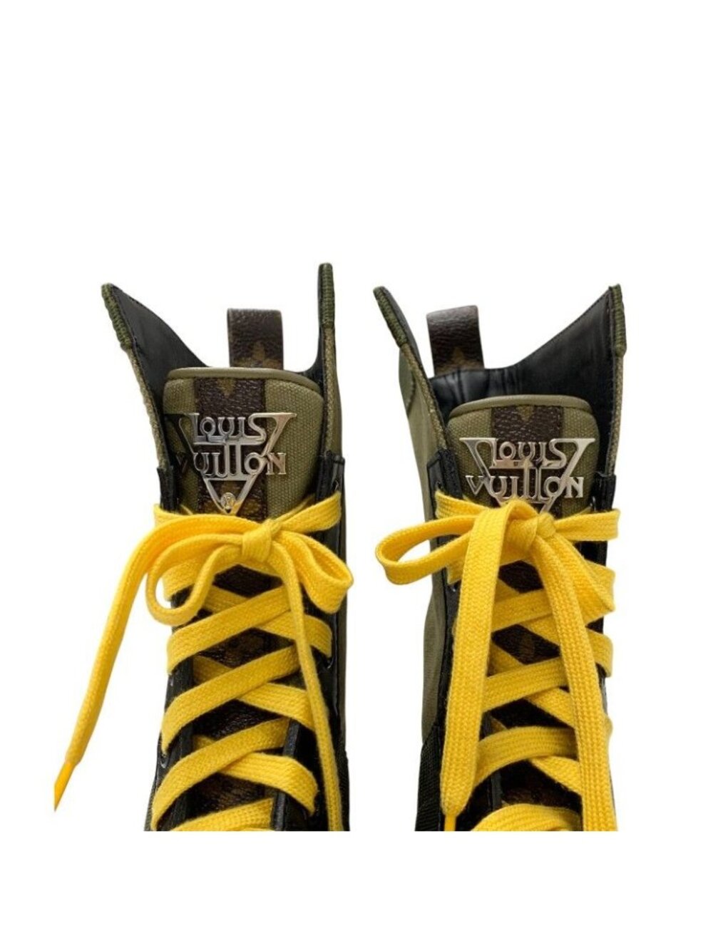 Louis Vuitton Metropolis Line Monogram Boots Short Shoes Leather Canvas Black - Picture 9 of 9